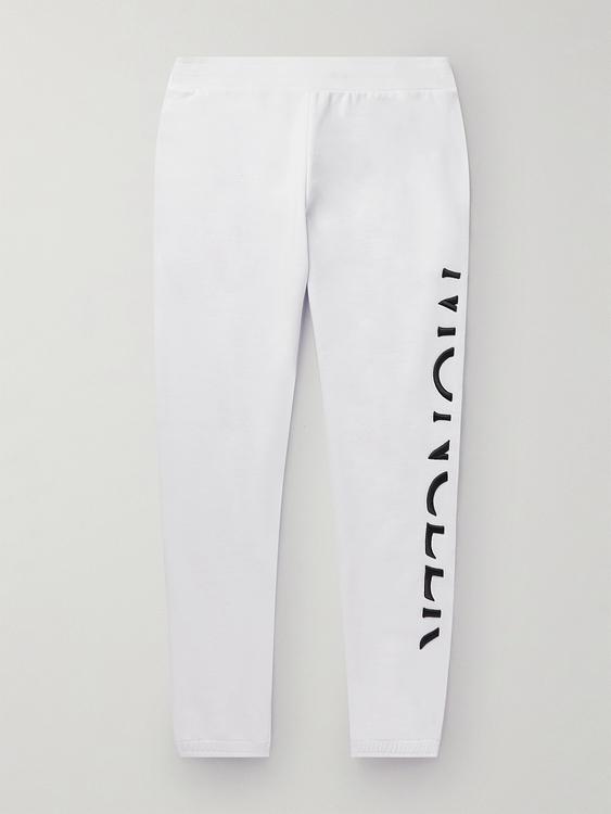 Print white sweatpants from Moncler