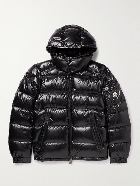 Black down jacket from Moncler
