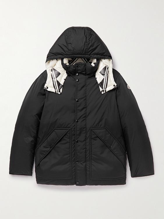 Black down jacket from Moncler