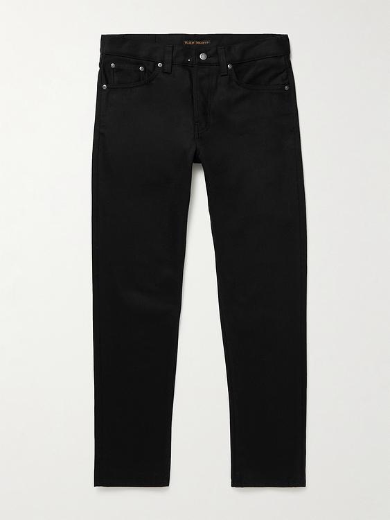 Black chinos from Nudie Jeans