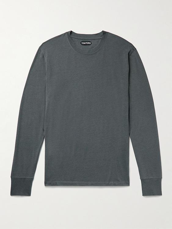 Dark grey sweatshirt from Tom Ford