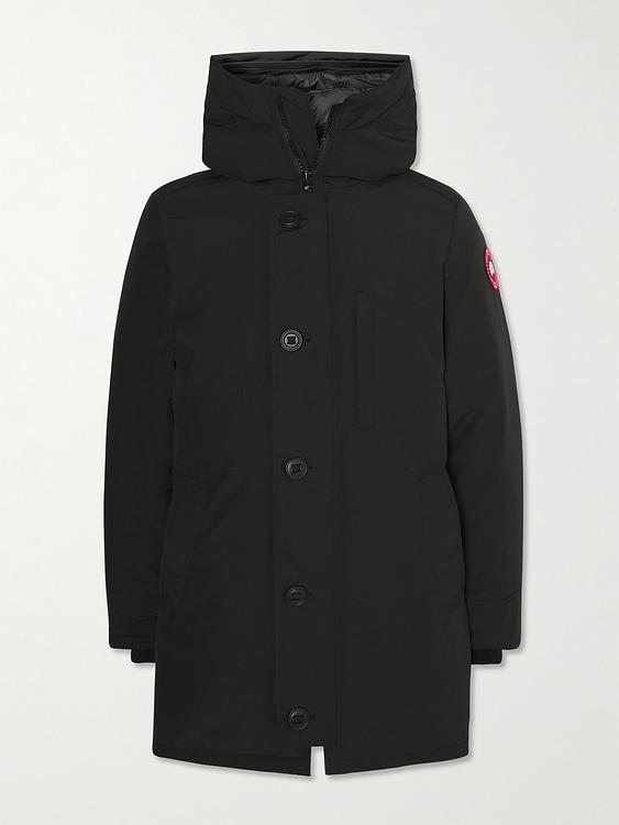 Black parka from Canada Goose