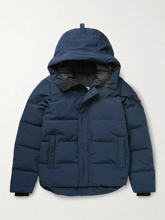 Dark blue down jacket from Canada Goose