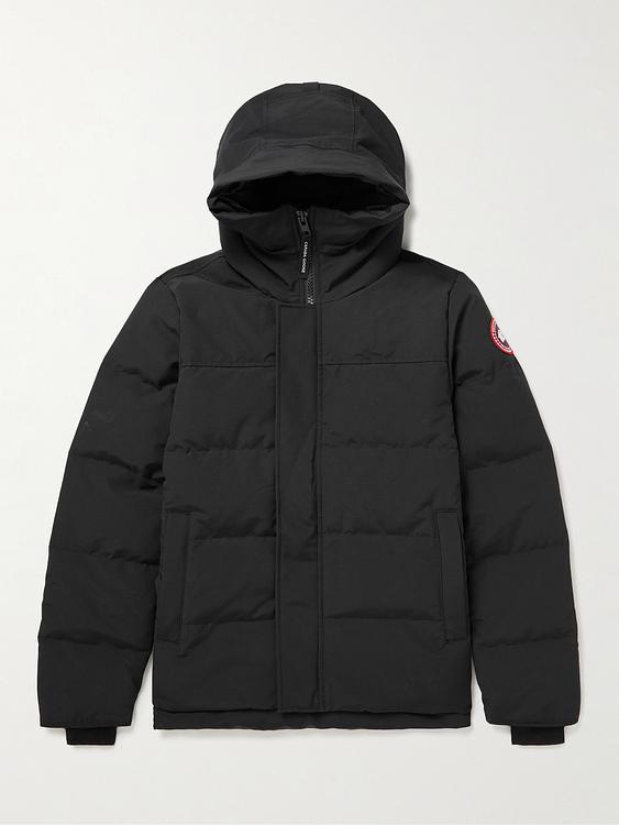 Black down jacket from Canada Goose