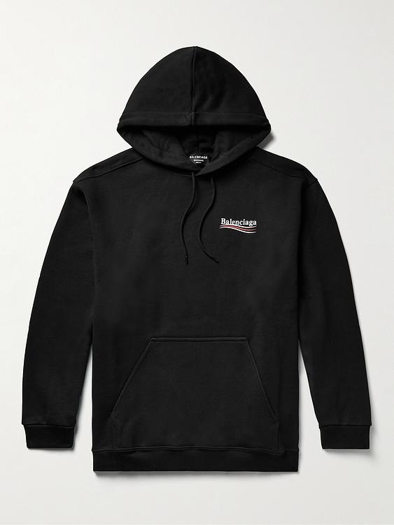 Black hooded sweatshirt from Balenciaga