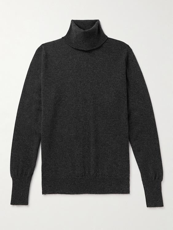 Black turtleneck from William Lockie
