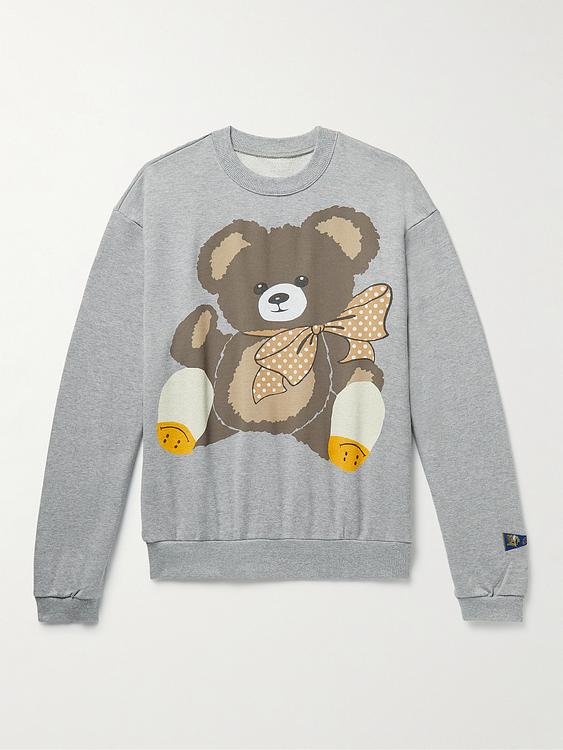 Print grey sweatshirt from Kapital