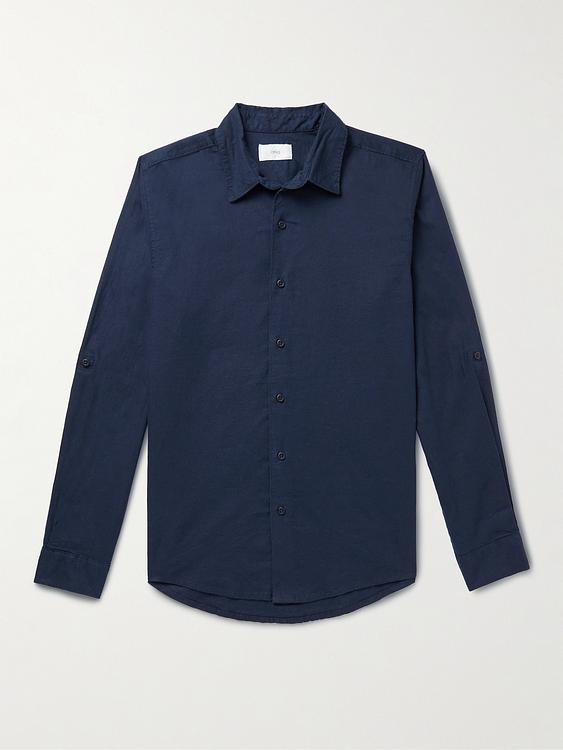 Dark blue casual shirt from Onia