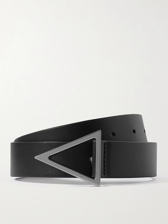 Dark grey belt from Bottega Veneta