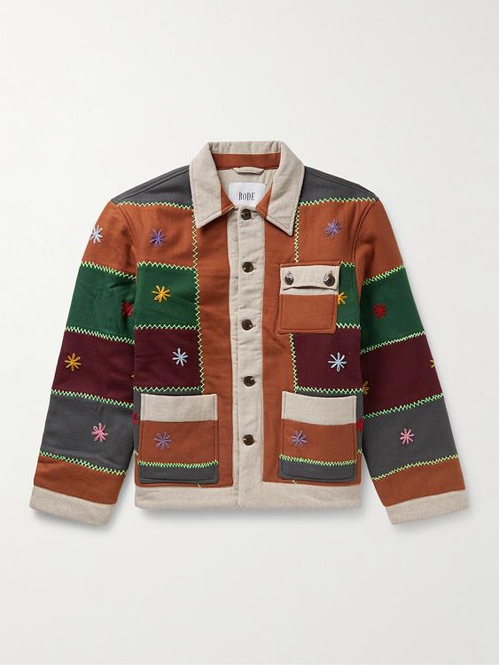Multicolor casual jacket from Bode
