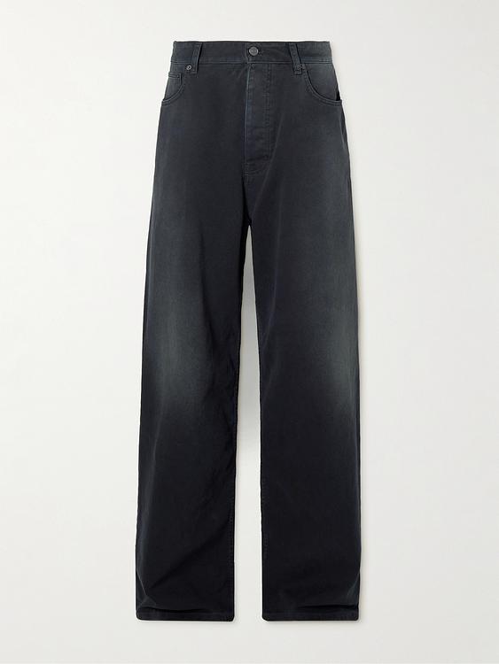 Black wide-leg jeans from Balenciaga