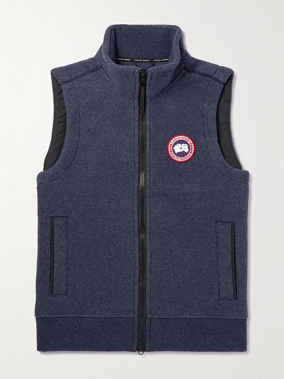 Dark grey vest from Canada Goose