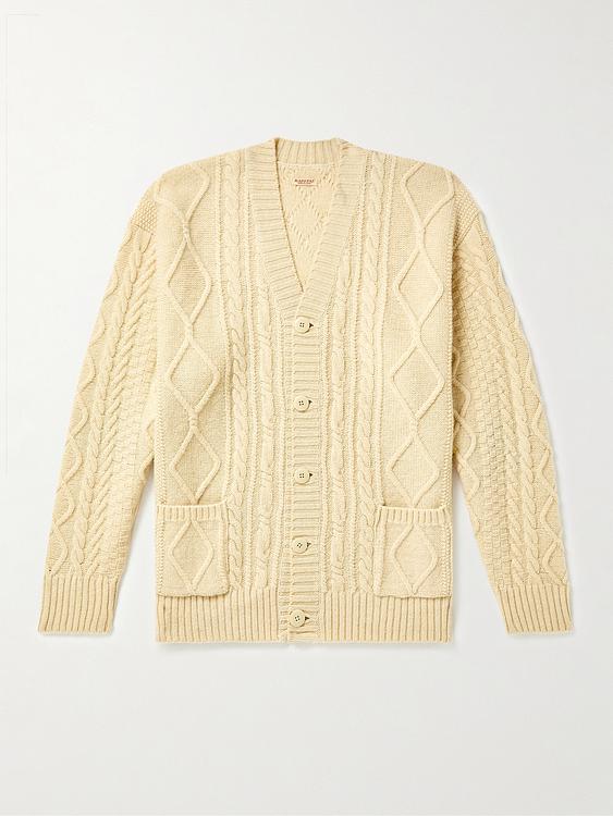 Beige cardigan from Kapital