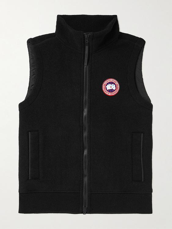 Black vest from Canada Goose