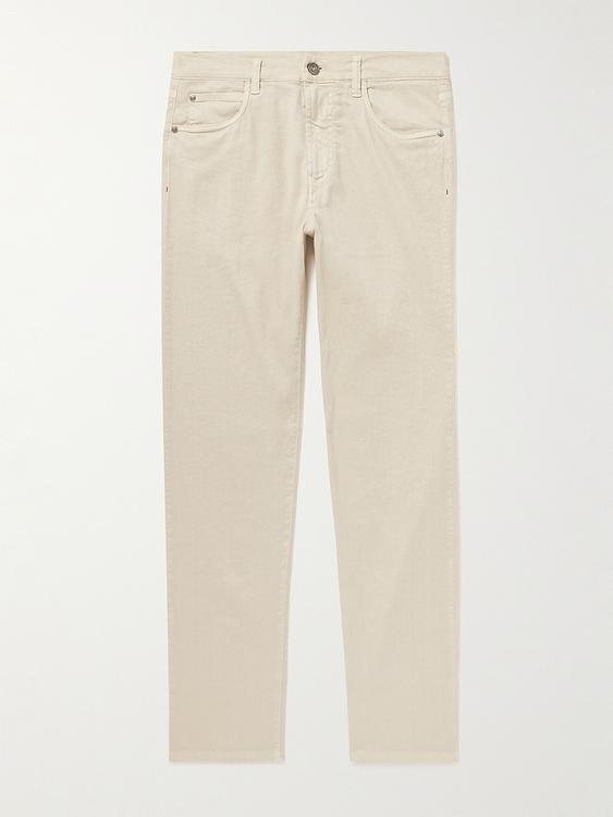 Beige chinos from Loro Piana