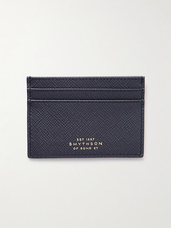 Dark grey wallet from Smythson