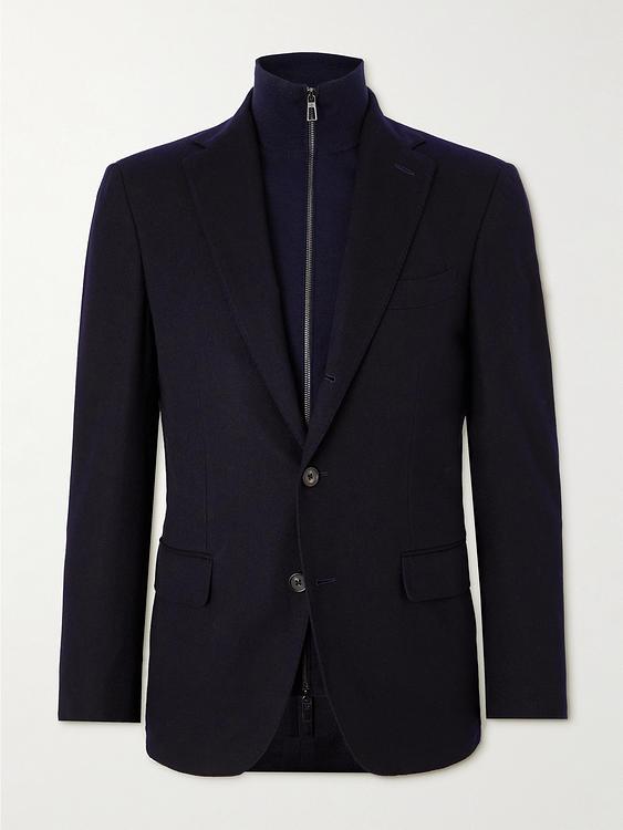 Black blazer from Loro Piana