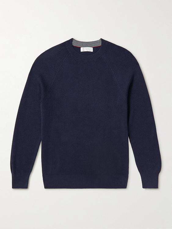Dark blue sweatshirt from Brunello Cucinelli