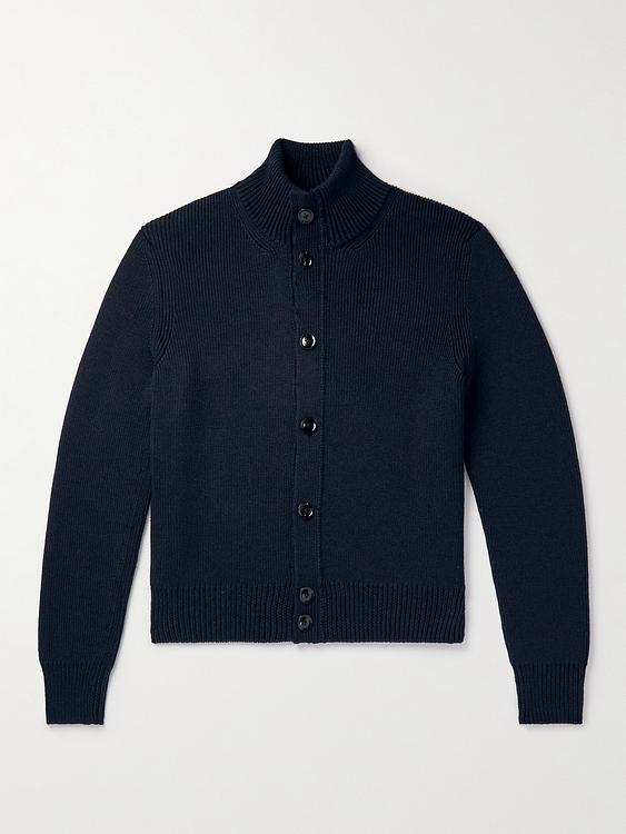 Black cardigan from Tom Ford