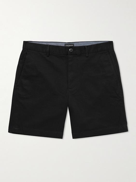 Black chino shorts from Club Monaco