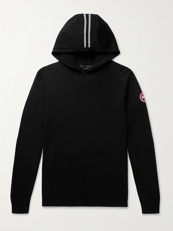 Black hooded sweatshirt from Canada Goose