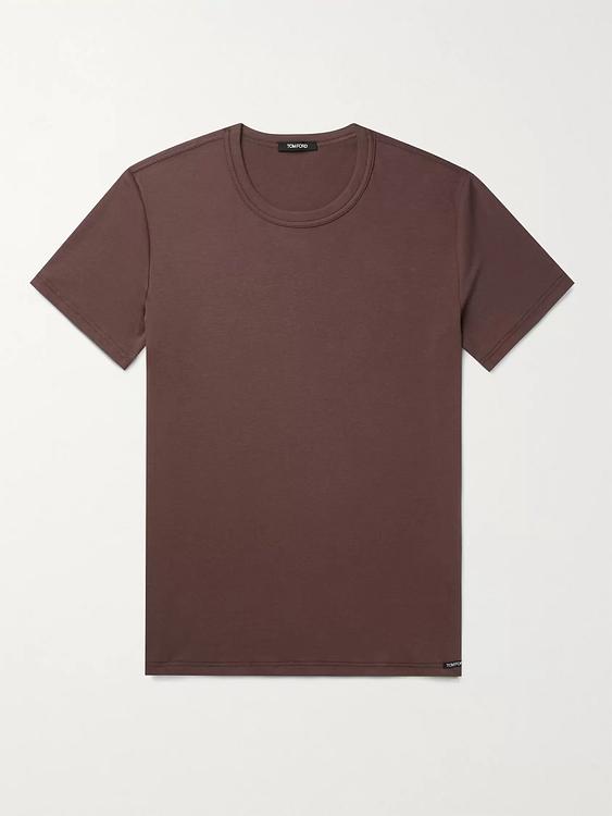 Brown t-shirt from Tom Ford