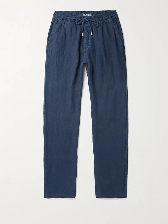 Dark blue wide-leg chinos from Vilebrequin