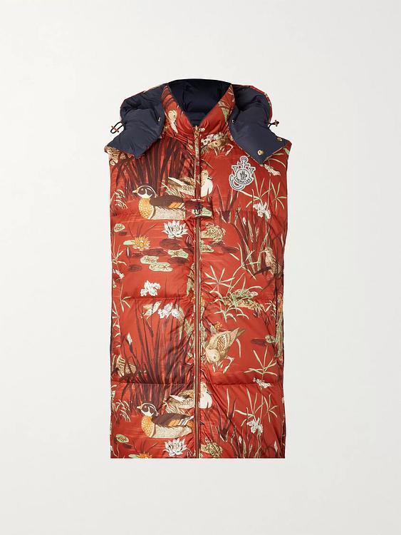 Dark red vest from Moncler Genius
