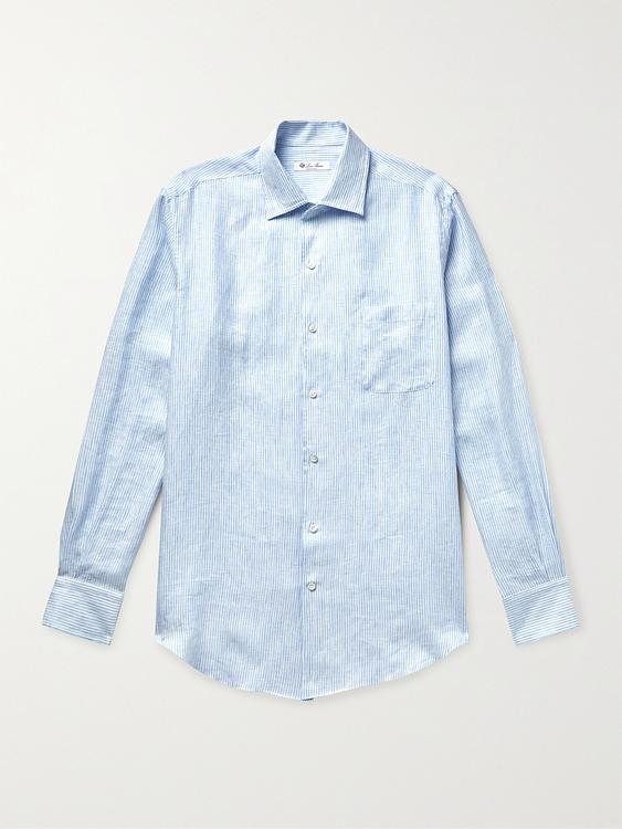 Light blue casual shirt from Loro Piana