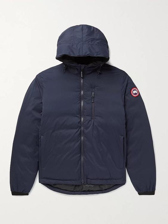 Dark grey down jacket from Canada Goose