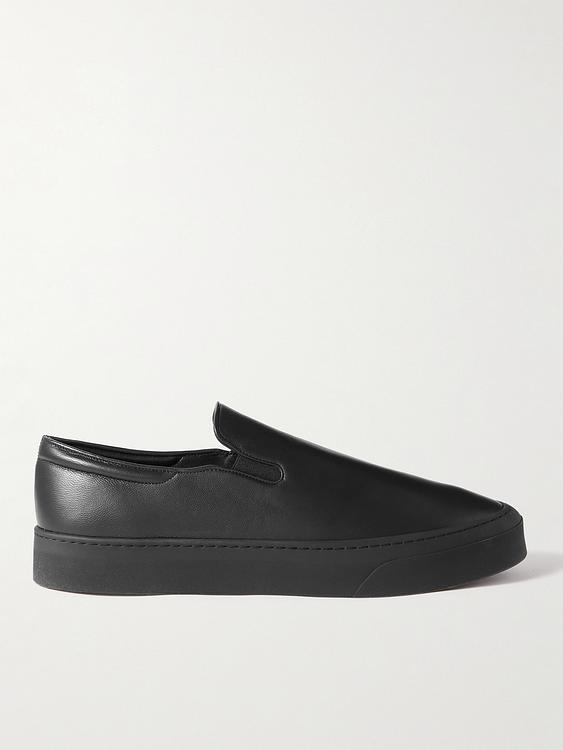 Dark grey loafers from The Row