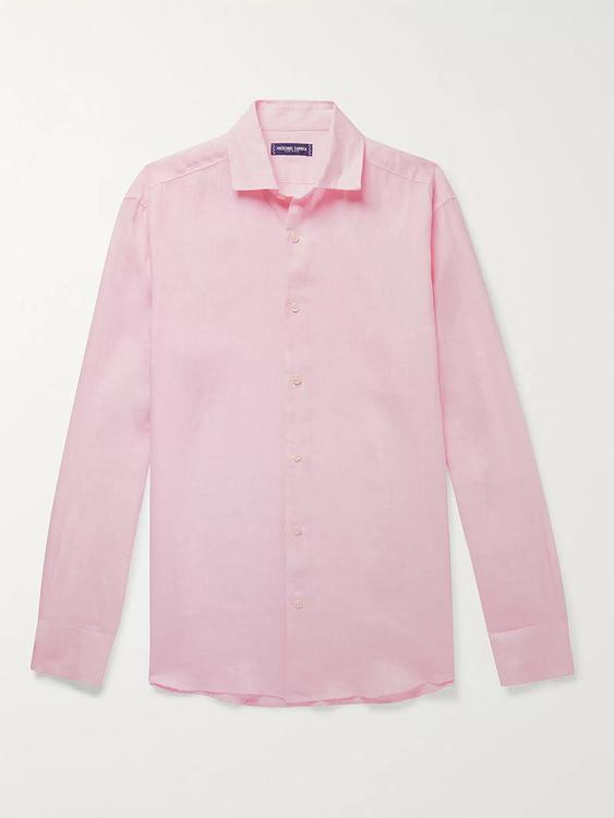 Light pink casual shirt from Frescobol Carioca