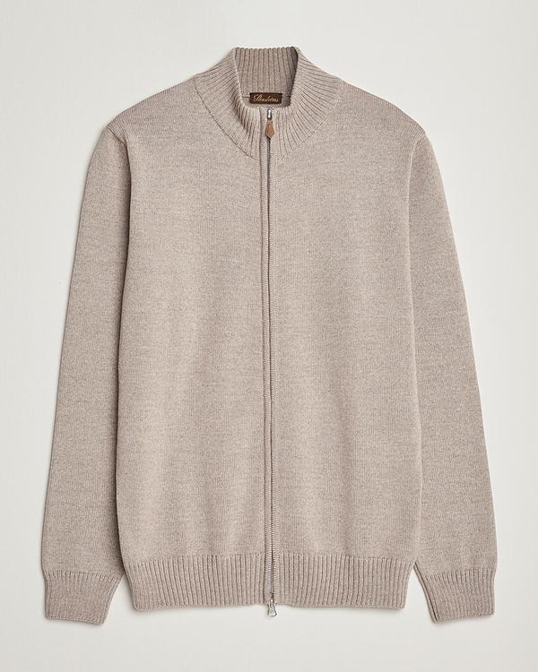 Beige full-zip from Stenströms