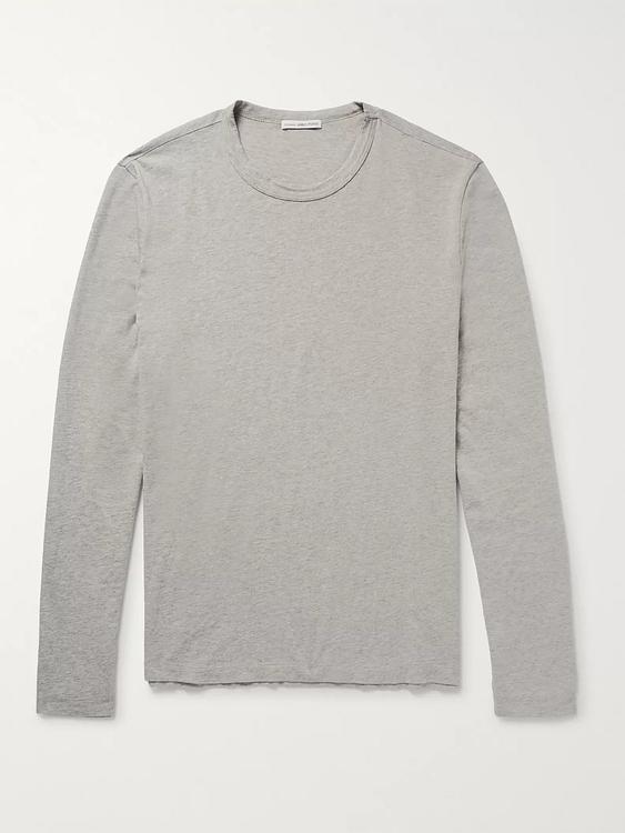 Grey long sleeve t-shirt from James Perse