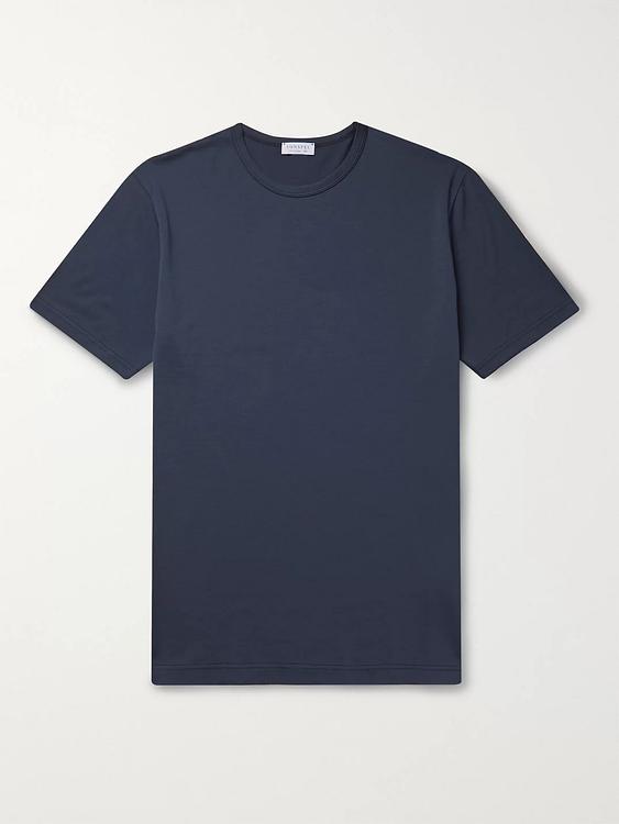 Dark grey t-shirt from Sunspel
