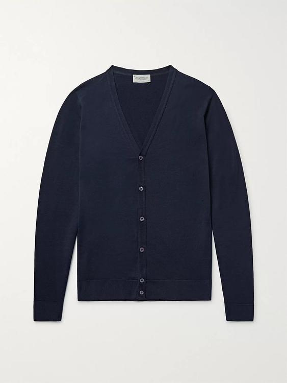 Black cardigan from John Smedley