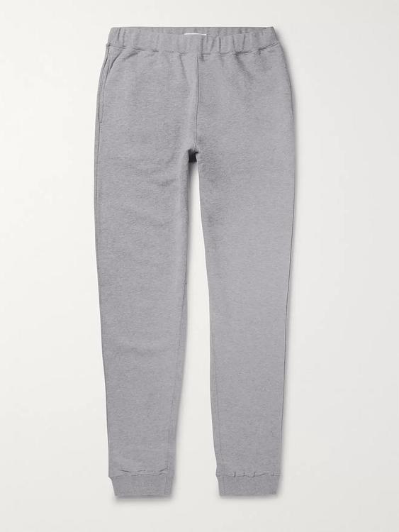 Grey sweatpants from Sunspel