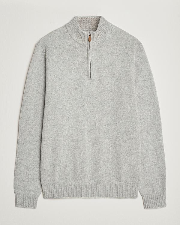 Grey half-zip from Stenströms