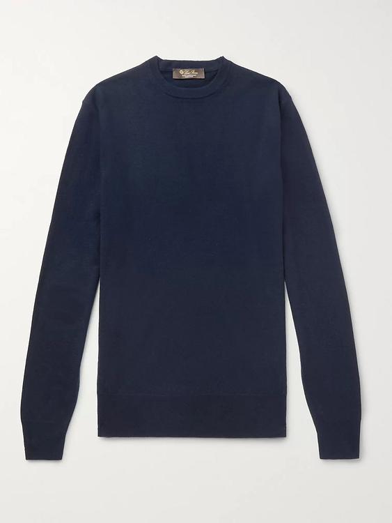 Black sweatshirt from Loro Piana