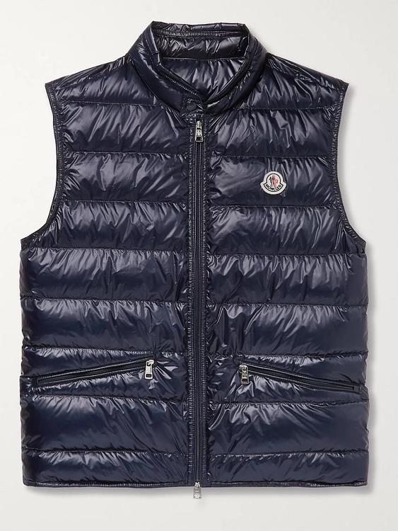 Black vest from Moncler