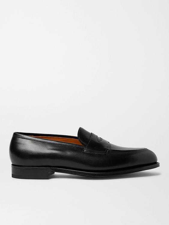 Black loafers from Edward Green