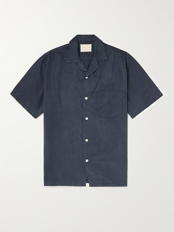 Dark grey short sleeve shirt from Portuguese Flannel