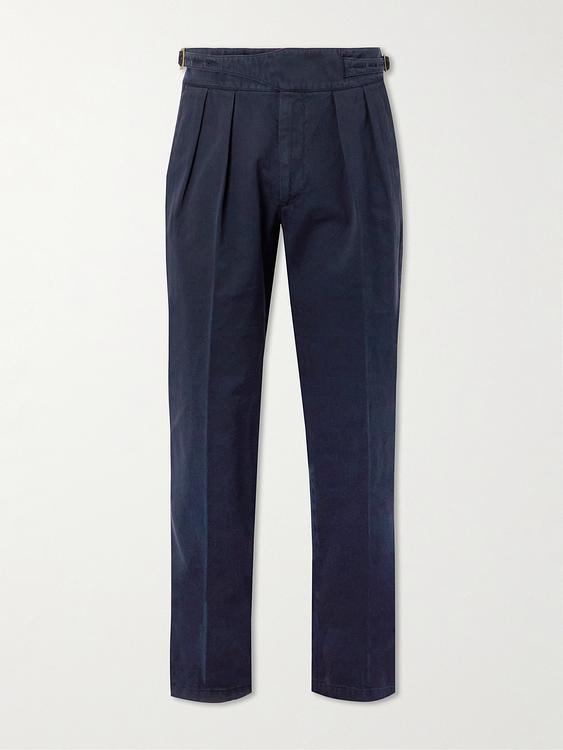 Dark blue chinos from Rubinacci
