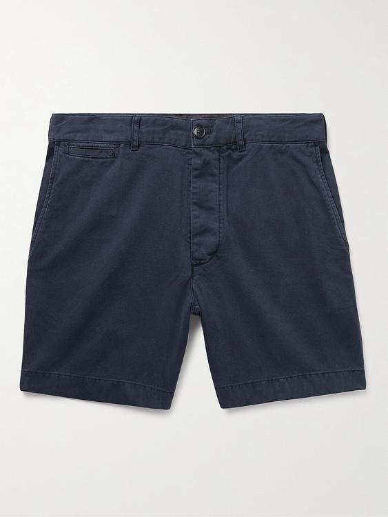 Black chino shorts from Alex Mill