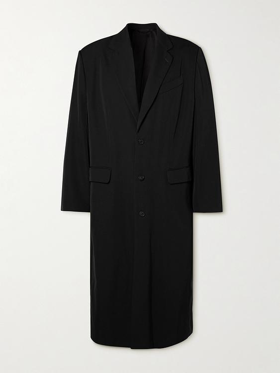 Black coat from Balenciaga