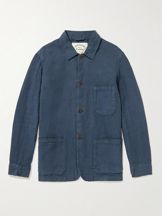 Dark blue cardigan from Portuguese Flannel