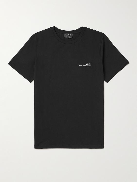 Black t-shirt from A.P.C