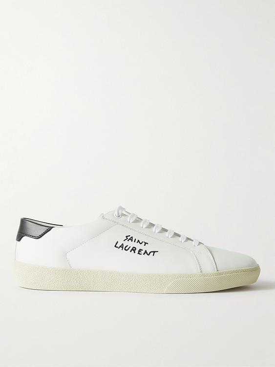 Print white sneakers from Saint Laurent