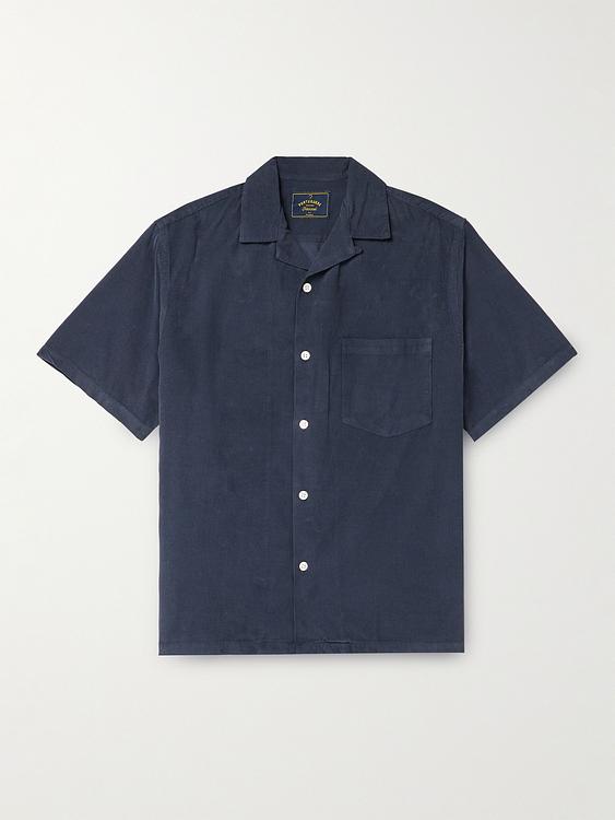 Dark grey short sleeve shirt from Portuguese Flannel