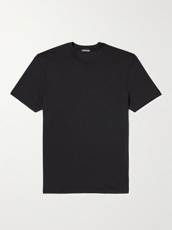 Black t-shirt from Tom Ford
